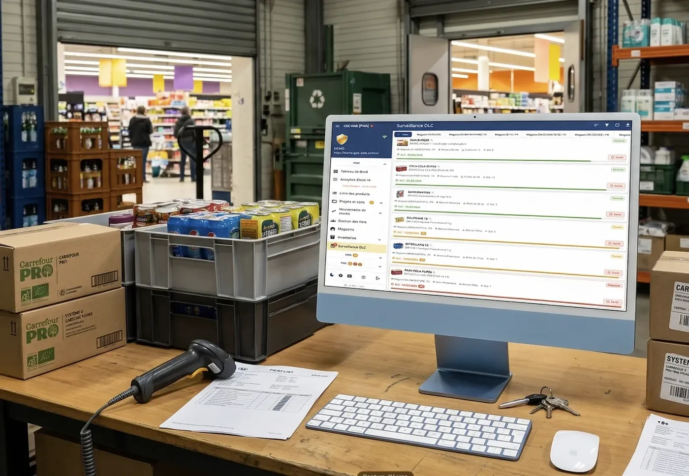 Alertes DLC et ruptures de stock dans GSE-Web