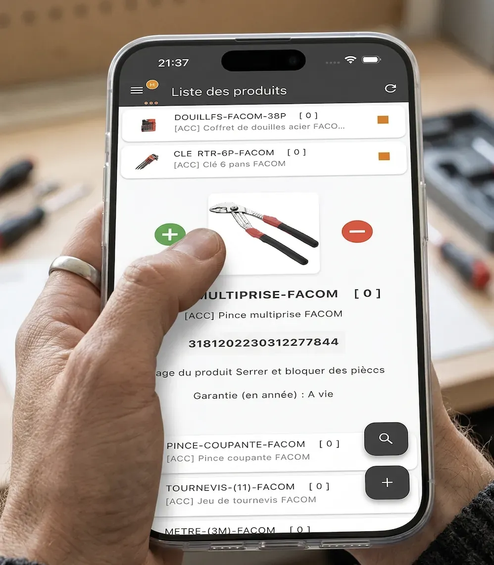 Application mobile GSE-Web hors ligne